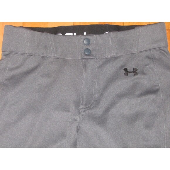 Under Armour Softball Capri Crop Sports Pants Gray Women's Size Small - Picture 2 of 4